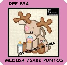 ESQUEMA PUNTO DE CRUZ. COLECCIÓN PELUCHES