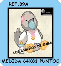 ESQUEMA PUNTO DE CRUZ. COLECCIÓN PELUCHES