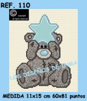 ESQUEMA PUNTO DE CRUZ. COLECCIÓN PELUCHES