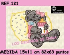 ESQUEMA PUNTO DE CRUZ. COLECCIÓN PELUCHES